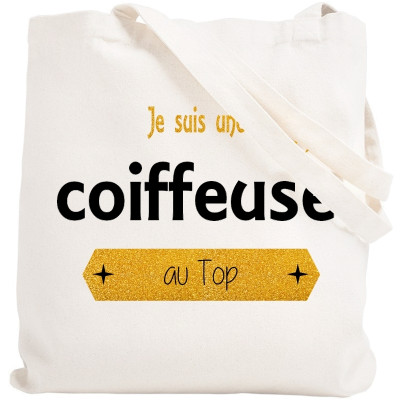 Tote bag Coiffeuse - Sac shopping Coiffeuse - Angora