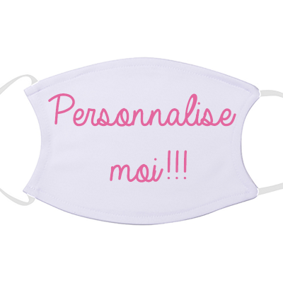 Boutique masque enfant personnalisé - Masque barrière enfant personnalisable