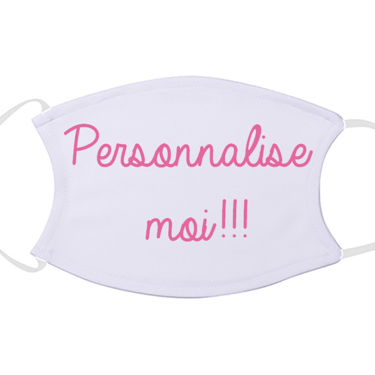       Masque enfant personnalisé - Masque barrière enfant personnalisable
    
