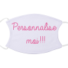 Masque enfant personnalisé - Masque barrière enfant personnalisable - Vêtements personnalisés