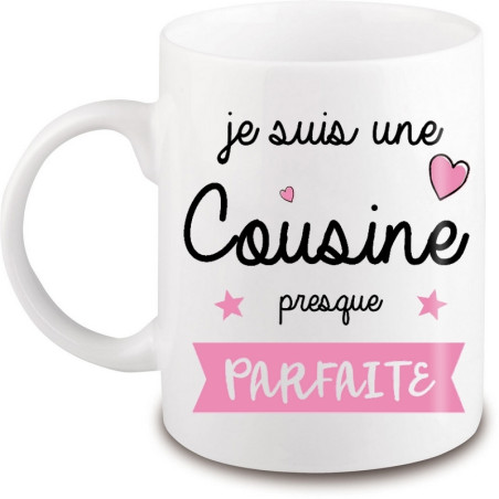       Mug cousine - Idée cadeau Cousine - angora
    