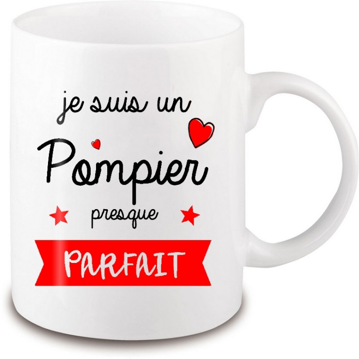 mug pompier - idée cadeau