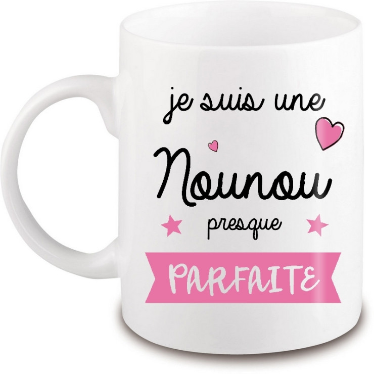 mug nounou - idée cadeau - Tasse nounou - angora