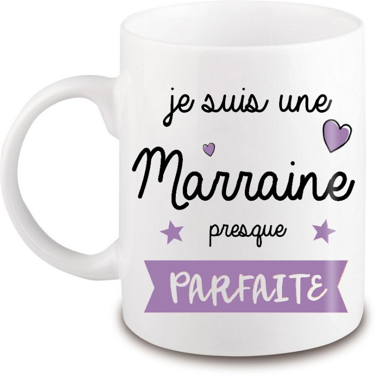 Mug Marraine - Idée cadeau marraine - angora