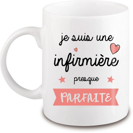       mug infirmière - idée cadeau - angora
    