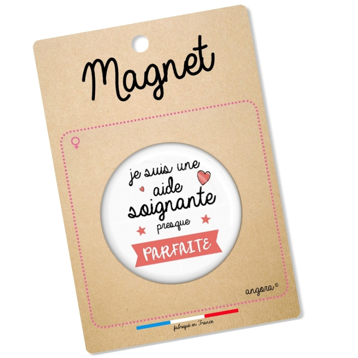 Magnet aide soignante - idée cadeau - angora
