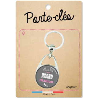 Porte clés maman - idée cadeau maman - Porte clés fête des mères - Cadeau maman - Angora