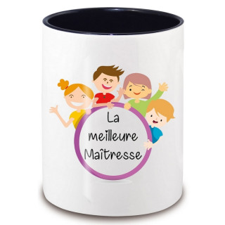 Boutique pot à crayon Maîtresse - Idée cadeau Maîtresse - Cadeau fin d'année scolaire - cadeau original maitresse d'école - angora