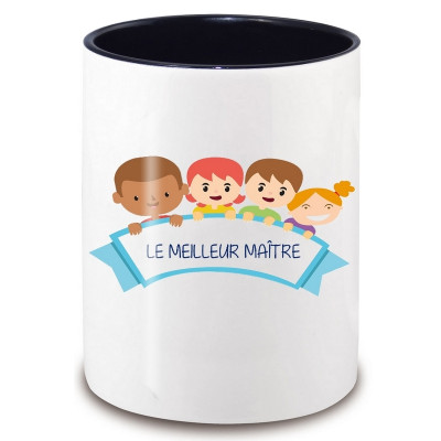 Boutique pot à crayon maitre d'école - cadeau original maitre d'école - Cadeau école fin d'année scolaire - angora