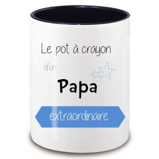 Boutique  Pot à crayon Papa -Idée cadeau originale pour Papa - angora