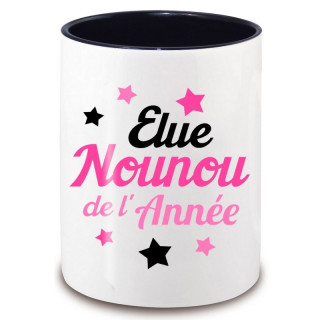 Boutique pot à crayon Nounou -Idée cadeau originale Nounou - Cadeau fin de contrat nounou - angora