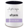 Pot à crayon Atsem - Idée cadeau originale Atsem - Cadeau école Atsem - angora - Pot à crayons