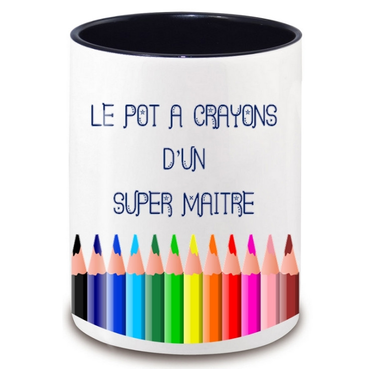 Pot à crayon maitre d'école- angora