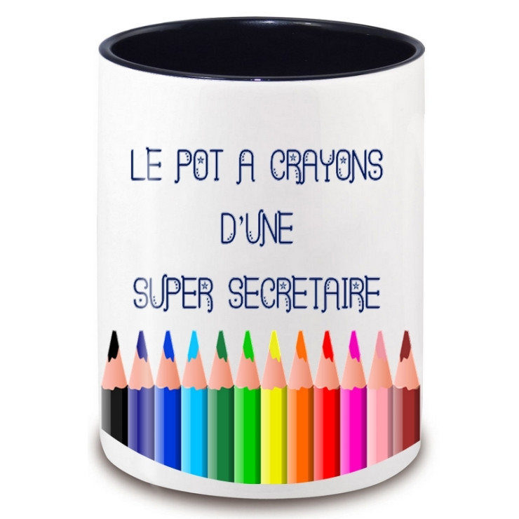 Pot à crayon secrétaire