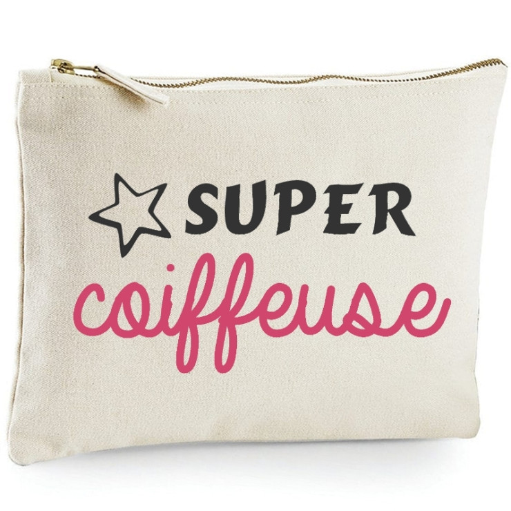 Pochette coiffeuse - Idée cadeau - Trousse
