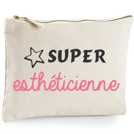       Pochette esthéticienne - Idée cadeau - Trousse
    