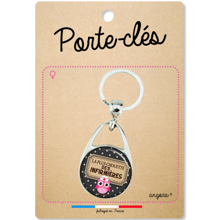       Porte clés Infirmière - Idée cadeau infirmière
    