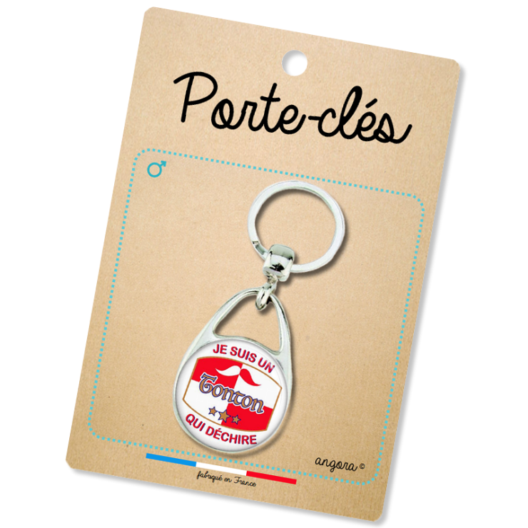        Porte clés tonton - Idée cadeau tonton
    