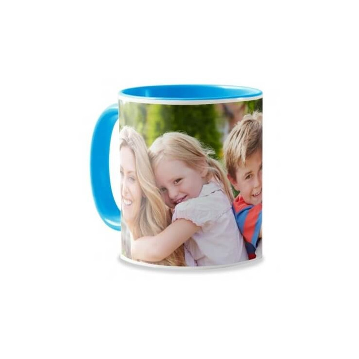 Mug personnalisé bleu ciel