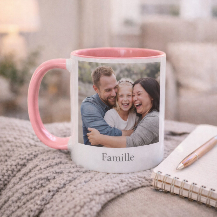 Mug photo avec texte