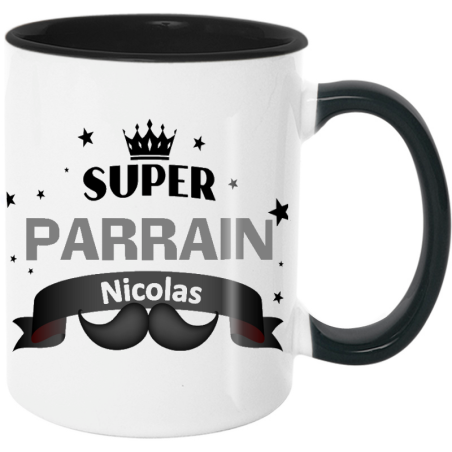       Mug parrain personnalisé - Tasse personnalisable
    