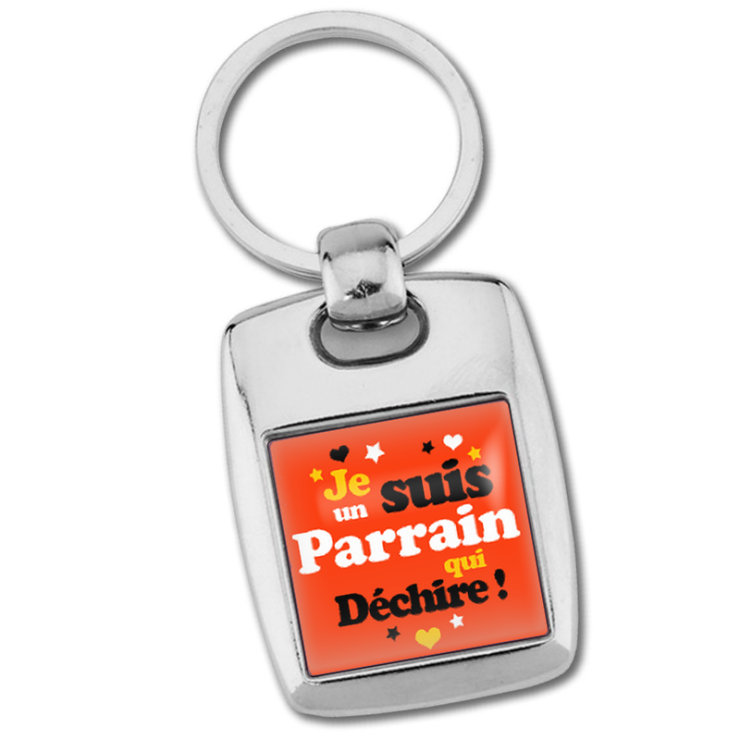       Porte clés parrain - Idée cadeau parrain - Anniversaire
    