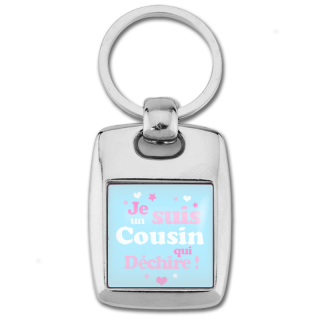 Porte clés cousin qui déchire - Idée cadeau cousin - Anniversaire