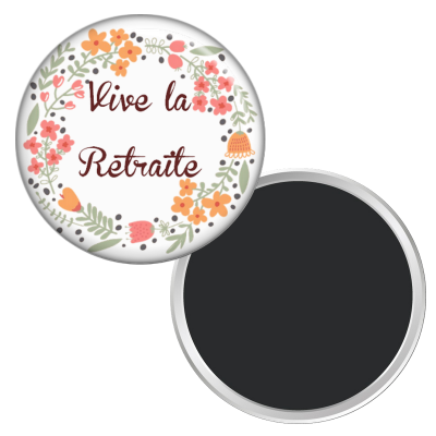 Magnet retraite - Idée cadeau retraité - Aimant retraite