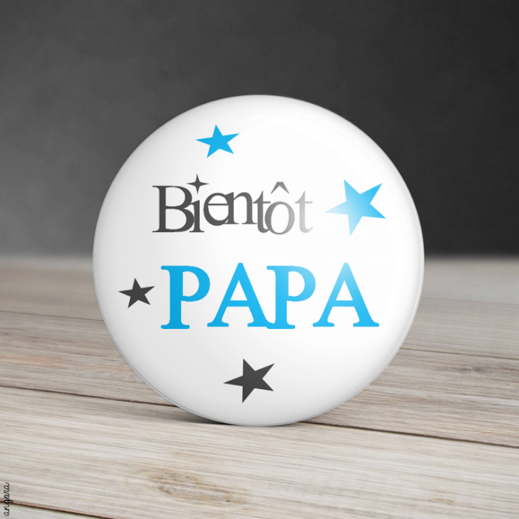 Magnet Papa - Aimant Papa - Naissance - Bientôt papa