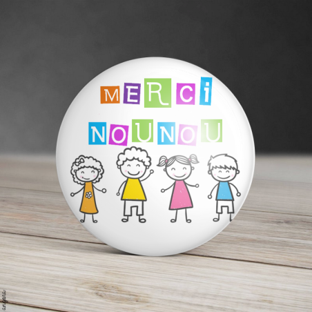       Magnet Nounou - Aimant Nounou - Idée cadeau pour dire merci nounou
    