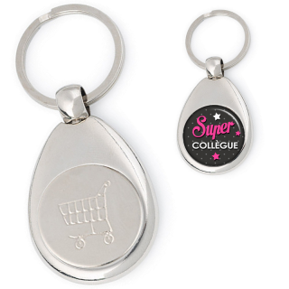 Boutique porte clés jeton de caddie Collègue - idée cadeau collègue