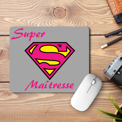Boutique tapis de souris Super Maitresse d'école - Angora
