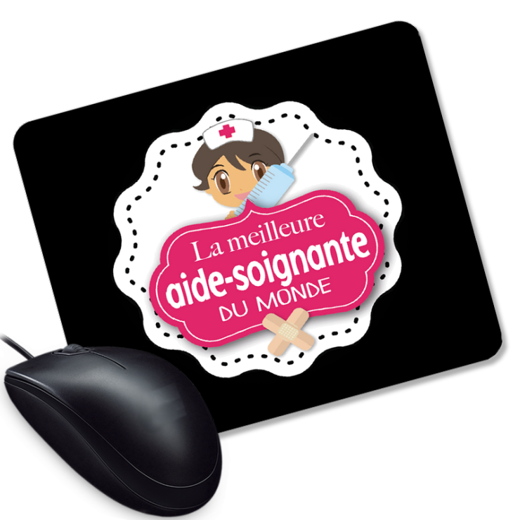 Tapis de souris Aide soignante - Angora