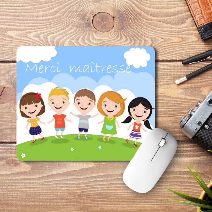 Tapis de souris maitresse - Cadeau fin d'année scolaire