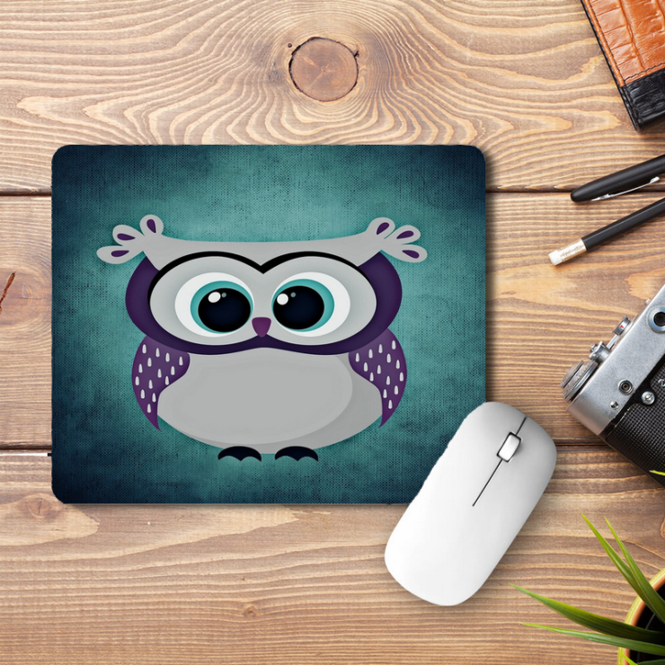 Beau tapis de souris "chouette"