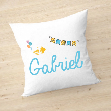       Coussin personnalisé bébé - Garçon
    