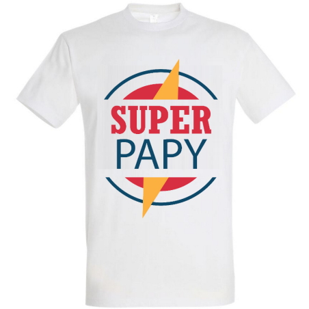       Tee shirt Super Papy - Idée cadeau Papy
    