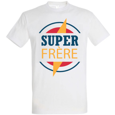 Tee shirt Super frère - Idée cadeau Frère