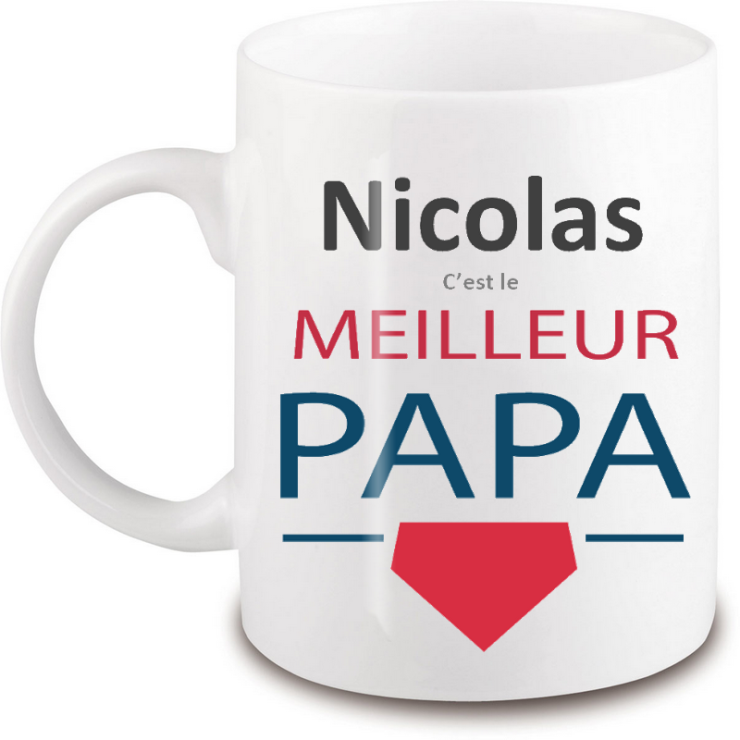       mug papa personnalisé - Idée cadeau papa - Anniversaire Papa
    
