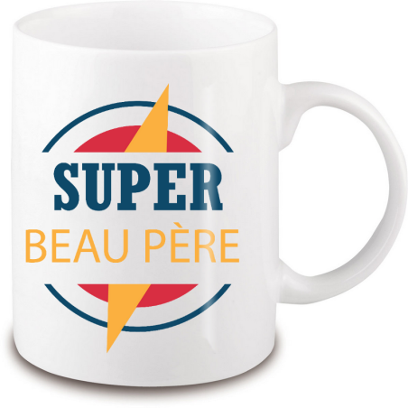       mug beau père - Idée cadeau beau père - Anniversaire beau père - Fête beau père
    