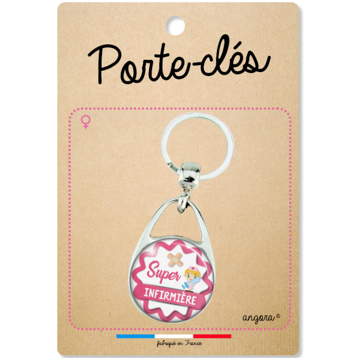       Porte clef Super Infirmière - angora
    