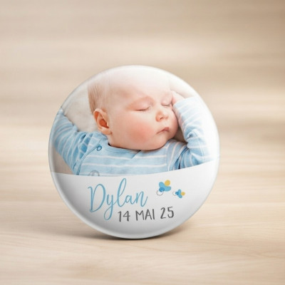 Magnet naissance personnalisé - Em Création