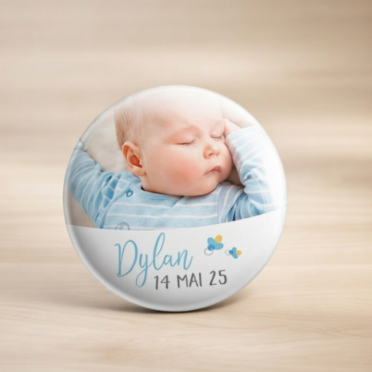 Magnet naissance personnalisé - Em Création