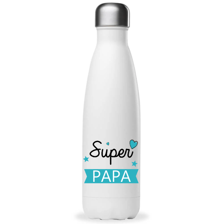 Bouteille PAPA - Bouteille isotherme PAPA - Idée cadeau PAPA