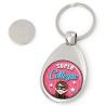 Porte clés super collègue - jeton de caddie collègue - Porte-clés Femme