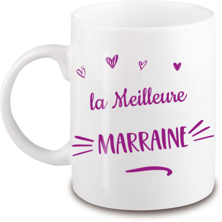       Mug Marraine - Idée cadeau Marraine personnalisé - Demande marraine
    