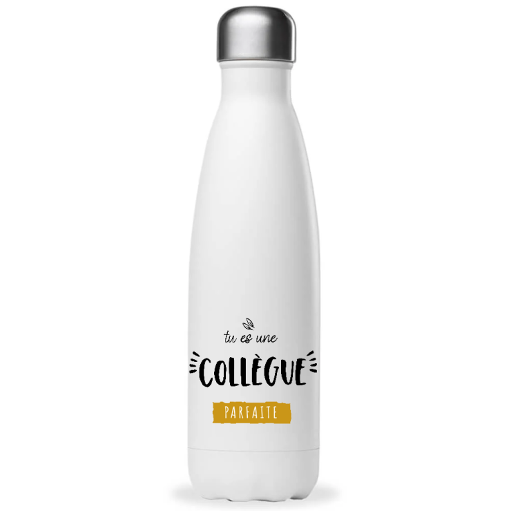 Bouteille isotherme collègue- Idée cadeau collègue - 500ml