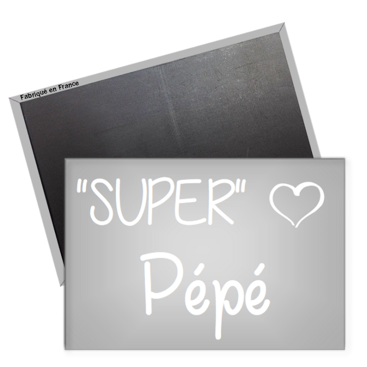       Magnet Super Pépé - angora
    