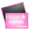 Magnet meilleure Maman - magnet frigo maman - Angora - Magnet  rectangle - Magnet Femme