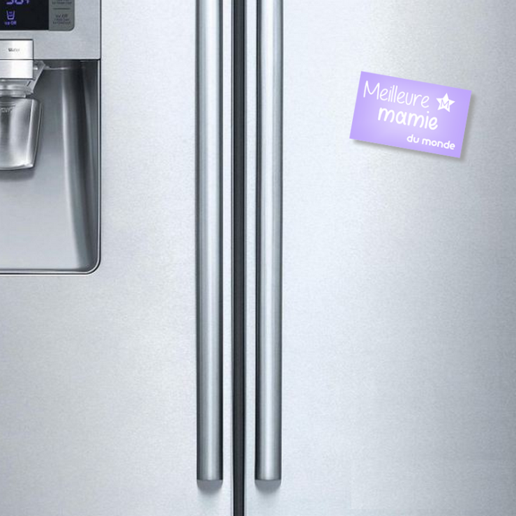 Magnet meilleur mamie - magnet frigo mamie - magnet rectangle mamie